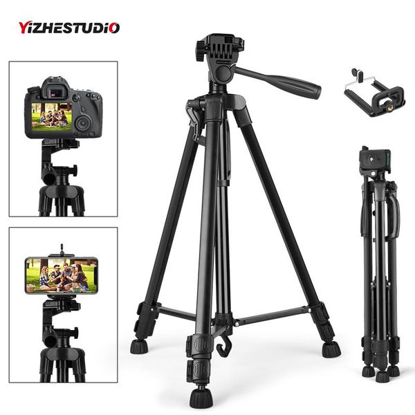 yizhestudio camera tripod 50-140cm dslr flexible portable stand for canon nikon sony with phone clip and 1/4 screw tripods
yizhestudio camera tripod 50-140cm dslr flexible portable stand for canon nikon sony with phone clip and 1/4 screw tripods