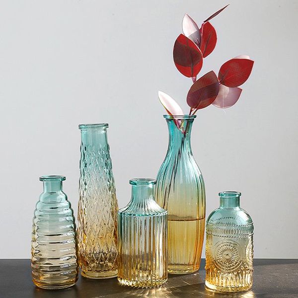 european style retro relief glass vase fresh transparent small dry flower arrangement ornaments fashion wedding home decor vases
european style retro relief glass vase fresh transparent small dry flower arrangement ornaments fashion wedding home decor vases