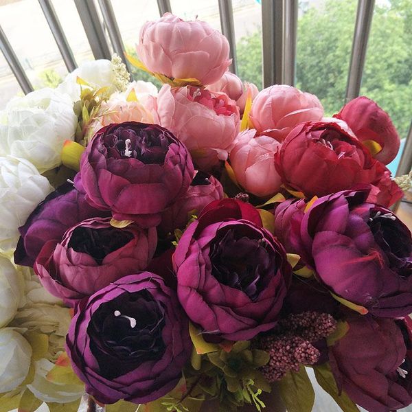 decorative flowers & wreaths european peony 16 colors silk peony. artificial flower special for wedding decoration
decorative flowers & wreaths european peony 16 colors silk peony. artificial flower special for wedding decoration