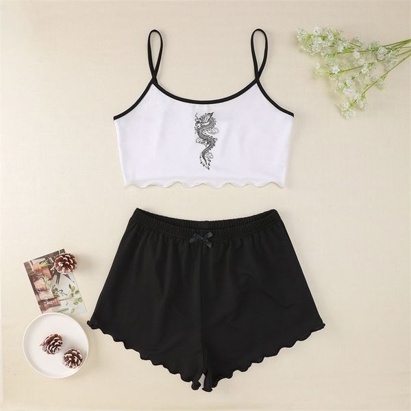 gothic pajamas for girls pijamas women dragon print lingerie set sleepwear cotton pyjamas nightie loungewear 210330, Black;red
gothic pajamas for girls pijamas women dragon print lingerie set sleepwear cotton pyjamas nightie loungewear 210330, Black;red
