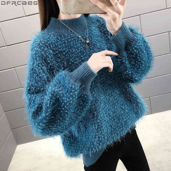 women's sweaters casual streetwear knitted pullover loose pull oversize turtleneck long sleeve autumn winter clothes women 8t, White;black
women's sweaters casual streetwear knitted pullover loose pull oversize turtleneck long sleeve autumn winter clothes women 8t, White;black
