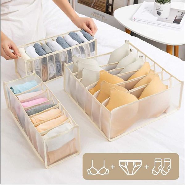 storage bags underwear bra organizer box drawer dormitory closet separated organizers boxes for scarfs socks
storage bags underwear bra organizer box drawer dormitory closet separated organizers boxes for scarfs socks