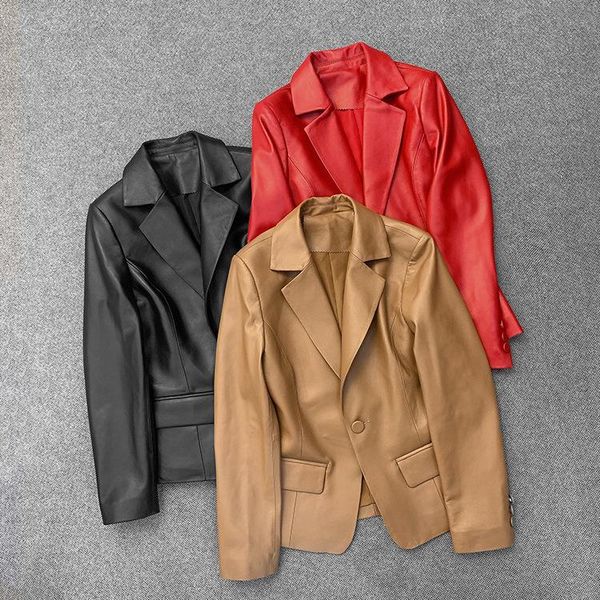 women's leather & faux autumn 2021 spring designer ol coat fasion wome's genuine blazers jackets c198, Black
women's leather & faux autumn 2021 spring designer ol coat fasion wome's genuine blazers jackets c198, Black