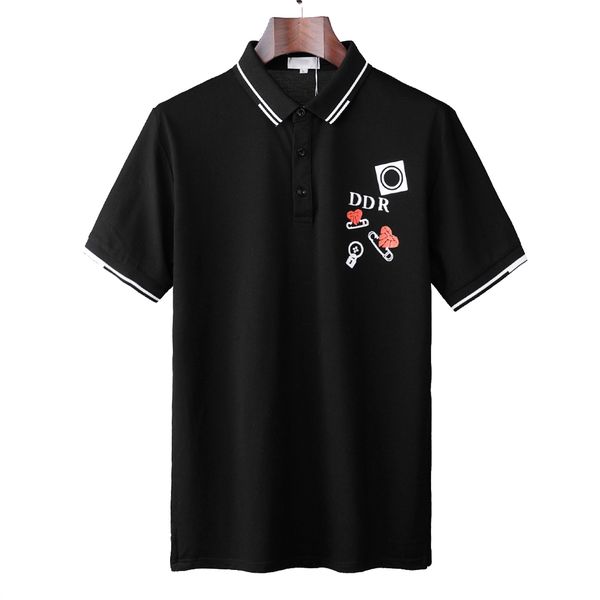 2021 luxury brand mens designer polo t shirt summer fashion breathable short-sleeved lapel casual m-2xl#18, White;black
2021 luxury brand mens designer polo t shirt summer fashion breathable short-sleeved lapel casual m-2xl#18, White;black