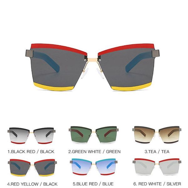 sunglasses fashion women chain retro design shade decorative sun glasses for men visor mirror uv400 eyewear, White;black
sunglasses fashion women chain retro design shade decorative sun glasses for men visor mirror uv400 eyewear, White;black