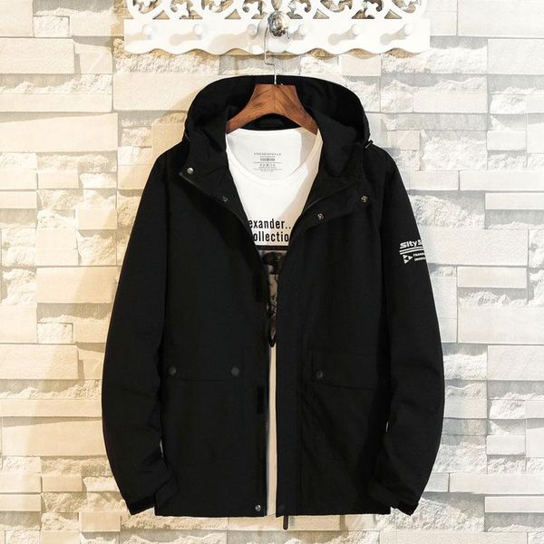 fall 2021 fattening plus men's hooded jacket cardigan fat fashion windbreaker coat jackets, Black;brown
fall 2021 fattening plus men's hooded jacket cardigan fat fashion windbreaker coat jackets, Black;brown