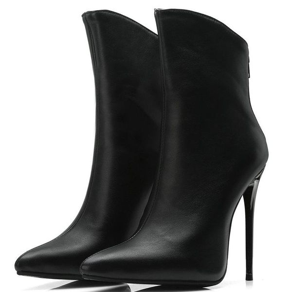boots 2021 autumn women's shoes super high heel temperament ladies short fashion pointed toe solid color winter ankle, Black
boots 2021 autumn women's shoes super high heel temperament ladies short fashion pointed toe solid color winter ankle, Black