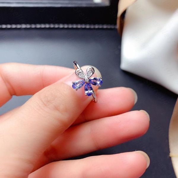 cluster rings natural tanzanite ring 925 silver women's fresh and elegant simple atmosphere, Golden;silver
cluster rings natural tanzanite ring 925 silver women's fresh and elegant simple atmosphere, Golden;silver