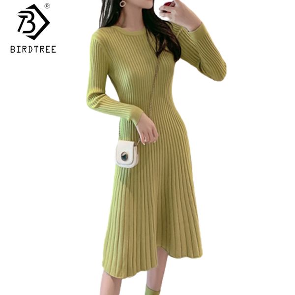 6 colors autumn winter woman knitting dress long sleeve o-neck elastic women solid a-line midi dresses d09507k 210419, Black;gray
6 colors autumn winter woman knitting dress long sleeve o-neck elastic women solid a-line midi dresses d09507k 210419, Black;gray