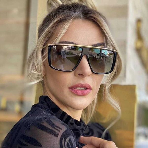 sunglasses unique one piece eyebrow for women vintage brand clear bla square men's army uv400 gradient shades, White;black
sunglasses unique one piece eyebrow for women vintage brand clear bla square men's army uv400 gradient shades, White;black