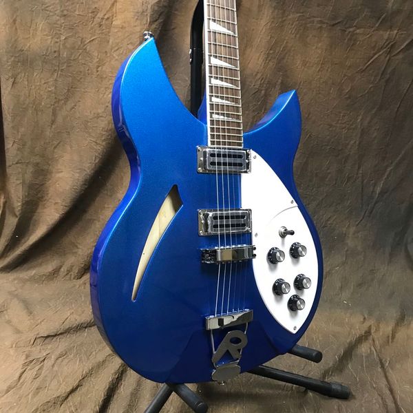 ricken 330 back metal blue color semi hollow electric guitar rosewood fingerboard factory direct
ricken 330 back metal blue color semi hollow electric guitar rosewood fingerboard factory direct