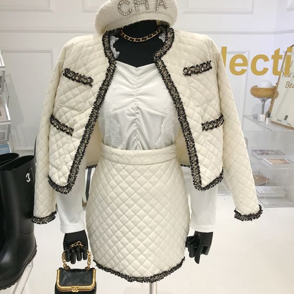 skirts elegant winter fashion argyle suit panelled 2 woman's garment short jacket + high waist skirt set two garments clothes, Black
skirts elegant winter fashion argyle suit panelled 2 woman's garment short jacket + high waist skirt set two garments clothes, Black
