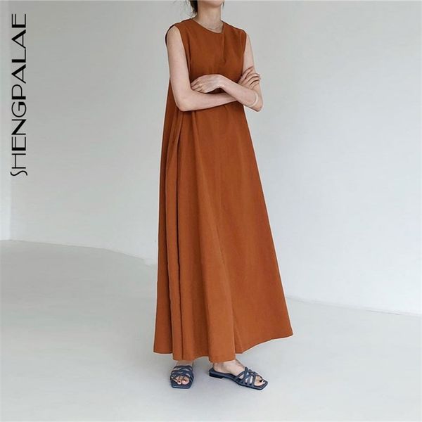 dress chic loose swing sleeveless mid-length cotton linen long high waist women runway 210427, Black;gray
dress chic loose swing sleeveless mid-length cotton linen long high waist women runway 210427, Black;gray