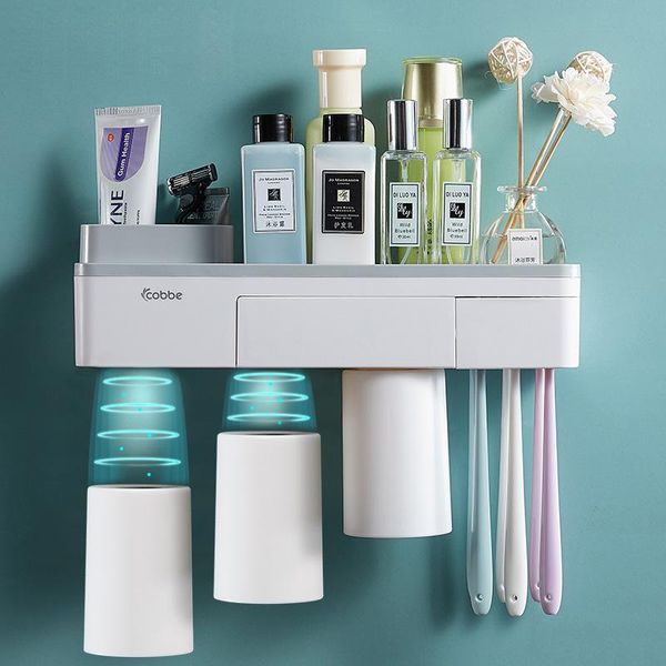 toothbrush holders rack storage non perforated suction wall hanging multi-functional mouthwash cup dental set
toothbrush holders rack storage non perforated suction wall hanging multi-functional mouthwash cup dental set
