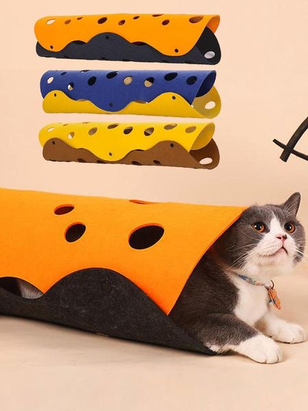 cat toys tunnel toy felt washable kitten play foldable detachable puppy tube bulk