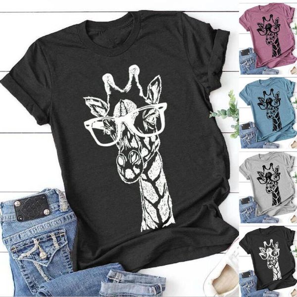 women's t-shirt jaycosin o-neck loose giraffe printing plus size tshirt harajuku,ladies casual harajuku graphic short sleeve women t sh, White
women's t-shirt jaycosin o-neck loose giraffe printing plus size tshirt harajuku,ladies casual harajuku graphic short sleeve women t sh, White
