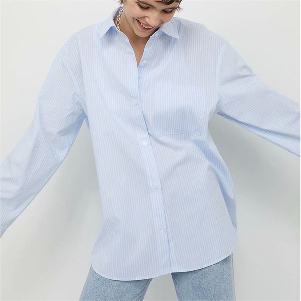spring women blouses striped printed shirts office lady female single breasted long sleeve turn down collar 210422, White
spring women blouses striped printed shirts office lady female single breasted long sleeve turn down collar 210422, White