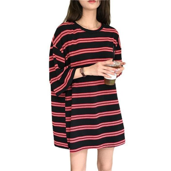 women's t-shirt summer fashion woman striped short sleeve women tshirt loose tee oversized casual female t shirt harajuku, White
women's t-shirt summer fashion woman striped short sleeve women tshirt loose tee oversized casual female t shirt harajuku, White