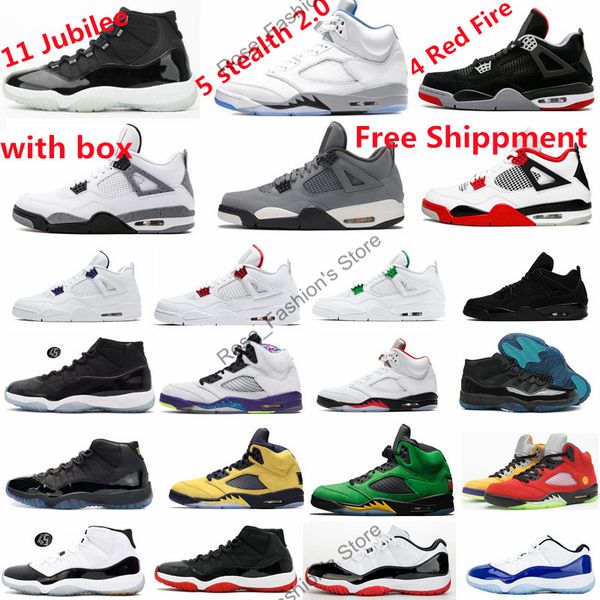 5s 5 stealth 2.0 fire red white cement mens basketball shoes 11 jubilee bred concords 4s black cat cool grey sports sneakers
5s 5 stealth 2.0 fire red white cement mens basketball shoes 11 jubilee bred concords 4s black cat cool grey sports sneakers