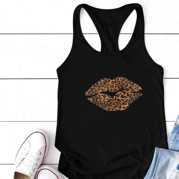 leopard lips women tanks printing summer femme tank woman clothing plus size verano mujer, White
leopard lips women tanks printing summer femme tank woman clothing plus size verano mujer, White