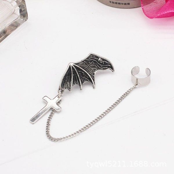 dangle & chandelier vintage bat chain linked ear cuff cross pendant earrings jewelry e56a, Silver
dangle & chandelier vintage bat chain linked ear cuff cross pendant earrings jewelry e56a, Silver