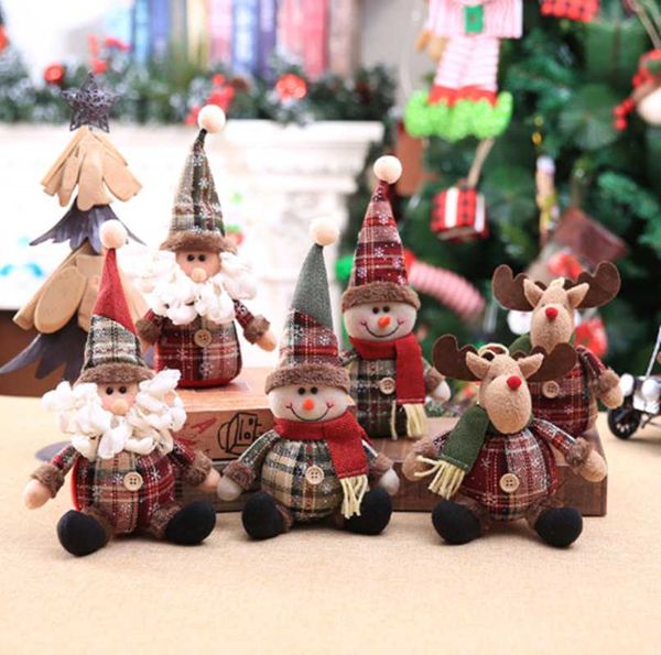 christmas decorations santa claus cartoon dolls children snowflakes plaid cloth tree decoration doll pendants
christmas decorations santa claus cartoon dolls children snowflakes plaid cloth tree decoration doll pendants
