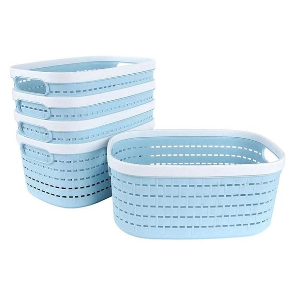 storage baskets 5pcs plastic basket with handles,storage bins and organization containers for bathroom,dorm room
storage baskets 5pcs plastic basket with handles,storage bins and organization containers for bathroom,dorm room