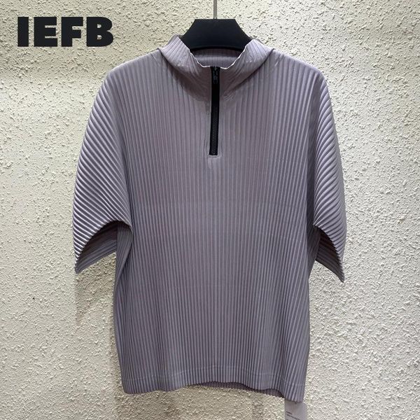 men's polos iefb pleated short sleeve shirt summer thin 2021 trend loose versatile casual lapel black grey clothing 9y8524, White;black
men's polos iefb pleated short sleeve shirt summer thin 2021 trend loose versatile casual lapel black grey clothing 9y8524, White;black
