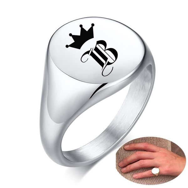 cluster rings personalized engraved signet ring women polished simple customize letters stainless steel round band for gift, Golden;silver
cluster rings personalized engraved signet ring women polished simple customize letters stainless steel round band for gift, Golden;silver
