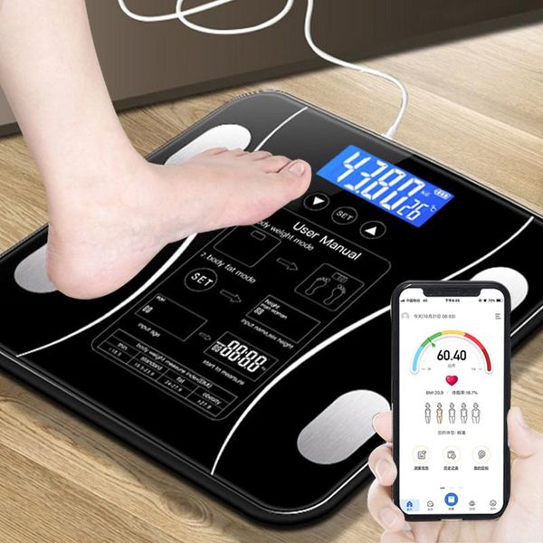 smart scales 1pcs qdrr body fat scale wireless digital bathroom weight composition analyzer with smartphone app bluetooth
smart scales 1pcs qdrr body fat scale wireless digital bathroom weight composition analyzer with smartphone app bluetooth