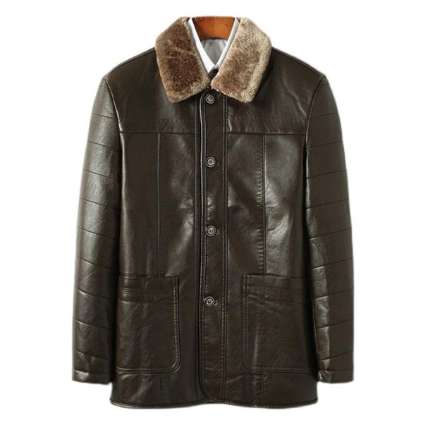 men's jackets -6xl plus size leather jacket men coats pu thick warm outerwear business winter faux fur male fleece clothing, Black;brown
men's jackets -6xl plus size leather jacket men coats pu thick warm outerwear business winter faux fur male fleece clothing, Black;brown
