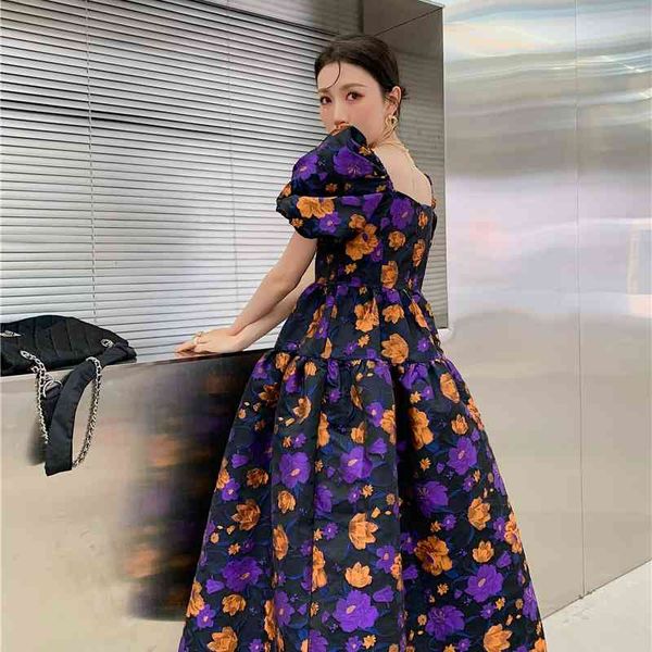 casual dresses vintage puff sleeve purple floral long spring summer tunic square neck ball gown short elegant es7r, Black;gray
casual dresses vintage puff sleeve purple floral long spring summer tunic square neck ball gown short elegant es7r, Black;gray