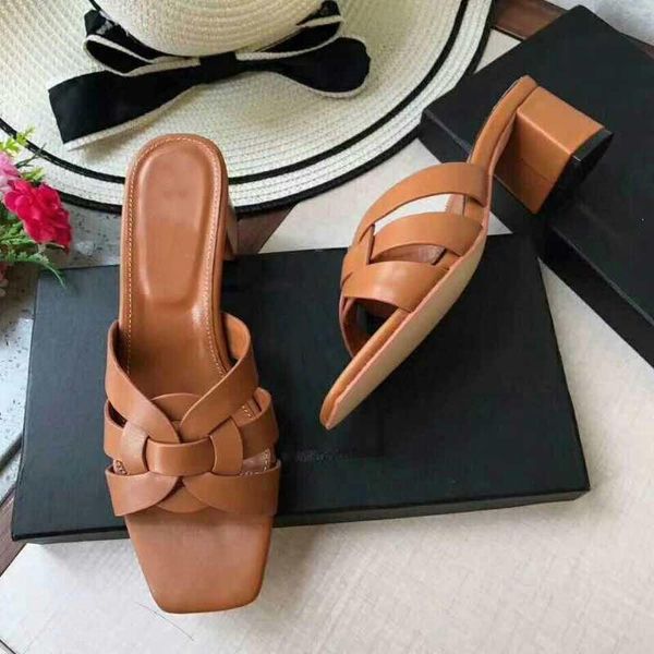 luxury designer sandals real leather shoes women cross tied slippers fashion slides thick high heels square toe, Black
luxury designer sandals real leather shoes women cross tied slippers fashion slides thick high heels square toe, Black