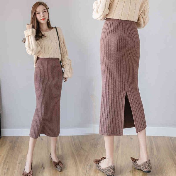skirts autumn winter thicken knit women high elastic waist rib long slit womens casual faldas fv6s, Black
skirts autumn winter thicken knit women high elastic waist rib long slit womens casual faldas fv6s, Black