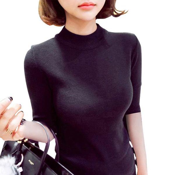 women's sweaters womens 2021 autumn winter o neck short sleeve sweater knitted slim jumper soft warm pull femme pullover, White;black
women's sweaters womens 2021 autumn winter o neck short sleeve sweater knitted slim jumper soft warm pull femme pullover, White;black
