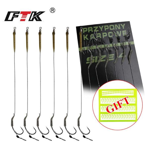 6-8pcs 30-60lb european feeder group hook fishing line and leader 18.5 cm 2/4/6/8# carp accessories hooks
6-8pcs 30-60lb european feeder group hook fishing line and leader 18.5 cm 2/4/6/8# carp accessories hooks