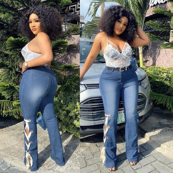 women's jeans high waist 2021 spring and autumn fashion large size solid color boot-shaped, Blue
women's jeans high waist 2021 spring and autumn fashion large size solid color boot-shaped, Blue