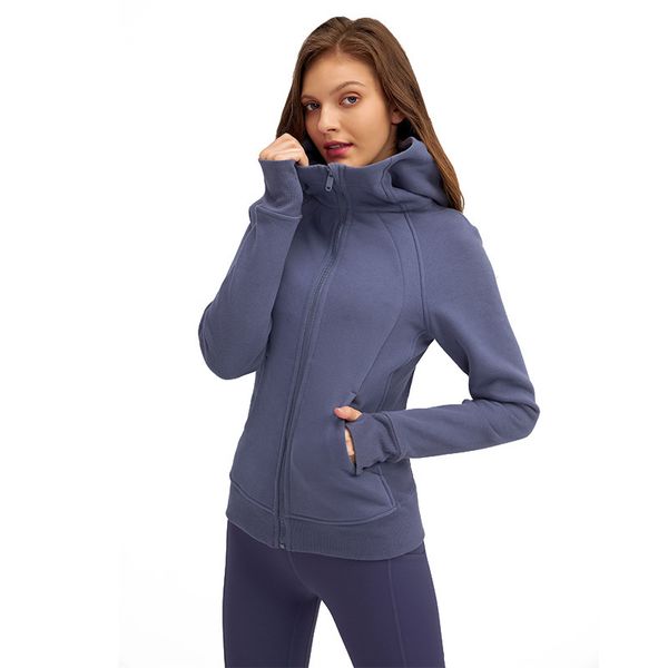 lulu women's sports hooded sweater rits long mouw jacket yoga jas thick stand-up collar warm wind close athletic herf winter, Black
lulu women's sports hooded sweater rits long mouw jacket yoga jas thick stand-up collar warm wind close athletic herf winter, Black