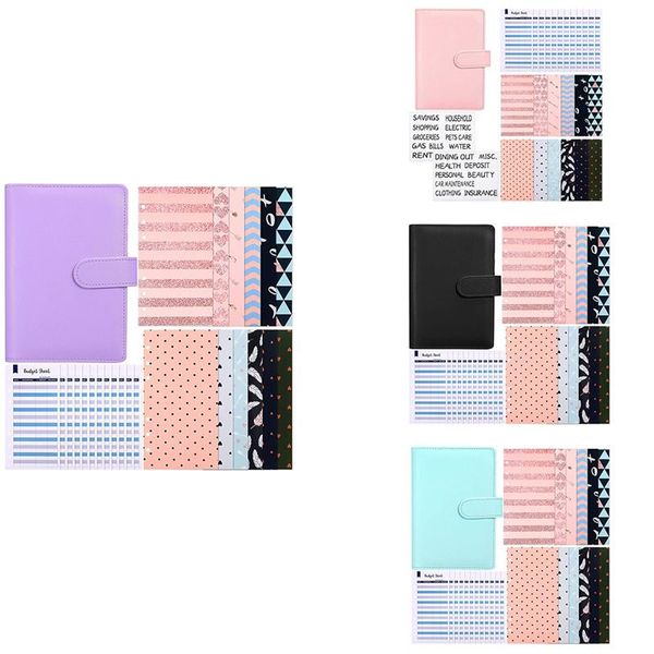 leather notebook binder 12 piece budget envelopes cash planner organizer pieces 6 holes expense sheets gift wrap
leather notebook binder 12 piece budget envelopes cash planner organizer pieces 6 holes expense sheets gift wrap