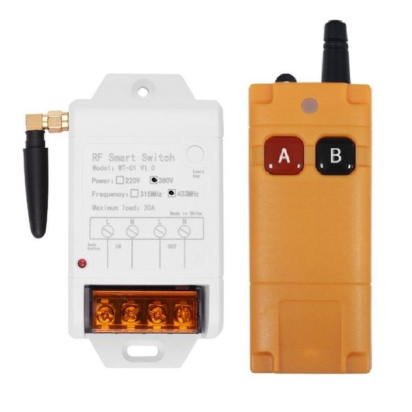 remote controlers 3000w rf wireless ac 220v 380v control switch 1ch 30a receiver industrial transmitter forwater pump lighting universal
remote controlers 3000w rf wireless ac 220v 380v control switch 1ch 30a receiver industrial transmitter forwater pump lighting universal