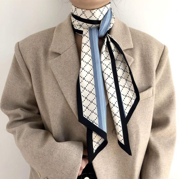 scarves silk scarf women shawls wraps fashion small hair neck hijabs foulard female lady 145x12cm, Blue;gray
scarves silk scarf women shawls wraps fashion small hair neck hijabs foulard female lady 145x12cm, Blue;gray