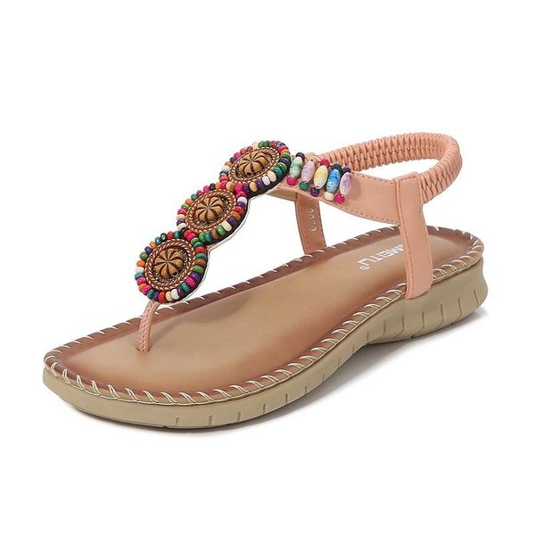 sandals flat bottom women's in summer 2021 one line buckle with beads and dew style large size shoes beach, Black
sandals flat bottom women's in summer 2021 one line buckle with beads and dew style large size shoes beach, Black