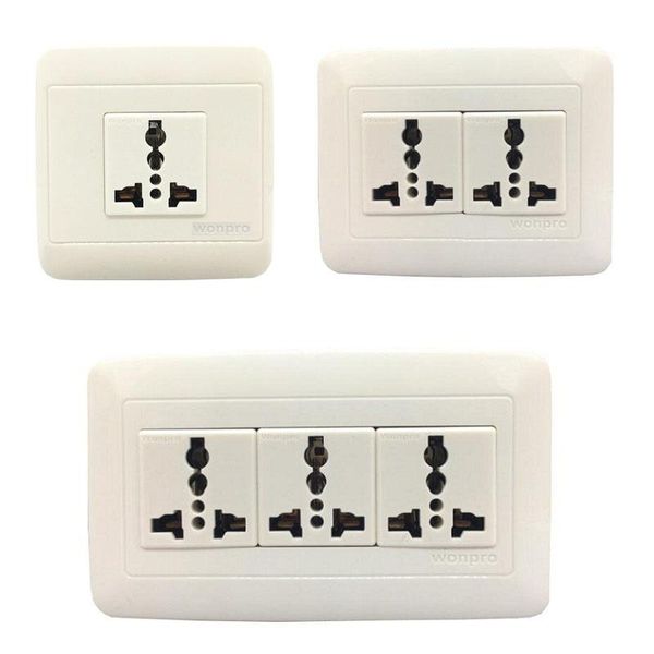 smart power plugs us uk eu au universal socket wall panel mount 1/2/3 ac outlet for industry assembly line
smart power plugs us uk eu au universal socket wall panel mount 1/2/3 ac outlet for industry assembly line
