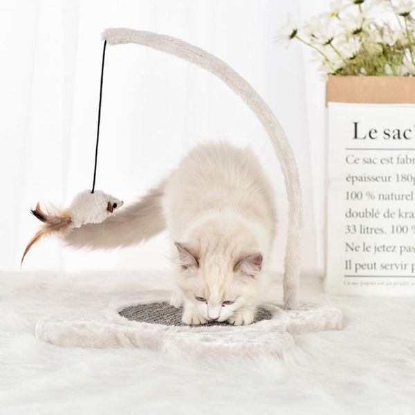 cat toys interactive funny seesaw toy kitten scratch pad with feather fake mice pet supply
cat toys interactive funny seesaw toy kitten scratch pad with feather fake mice pet supply