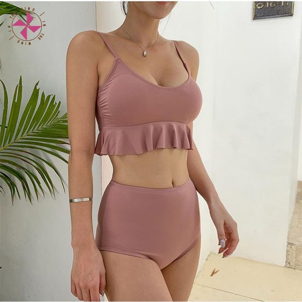in the wind 2021 high waist bikini women girls yellow push up padded two pieces ruffles swimwear lovely split bathing suits one-piece
in the wind 2021 high waist bikini women girls yellow push up padded two pieces ruffles swimwear lovely split bathing suits one-piece