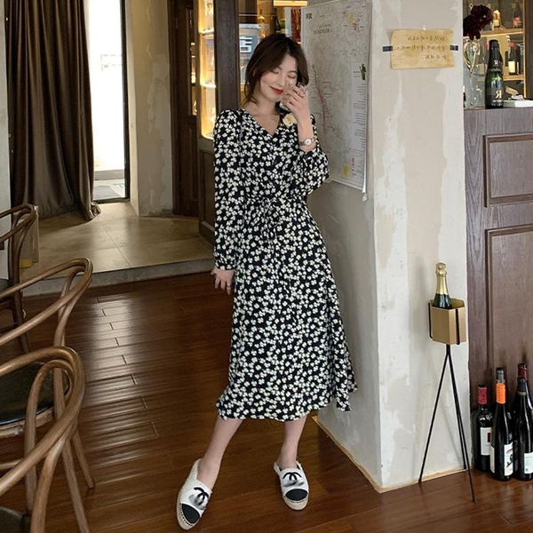 maternity dresses plus size women's long sleeve floral dress for nursing loose v-neck breastfeeding chiffon sweet lactation, White
maternity dresses plus size women's long sleeve floral dress for nursing loose v-neck breastfeeding chiffon sweet lactation, White