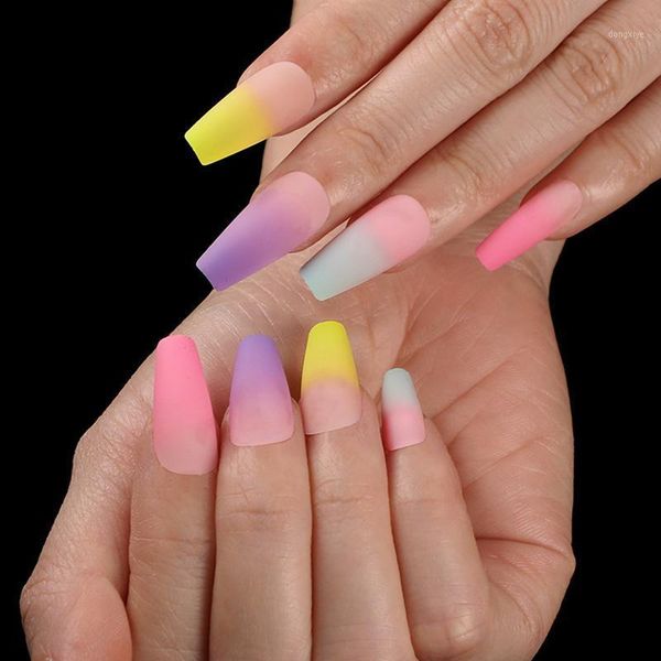 96pcs colored acrylic nail tips rainbow ballerina nails detachable false with glue press on art 1, Red;gold
96pcs colored acrylic nail tips rainbow ballerina nails detachable false with glue press on art 1, Red;gold