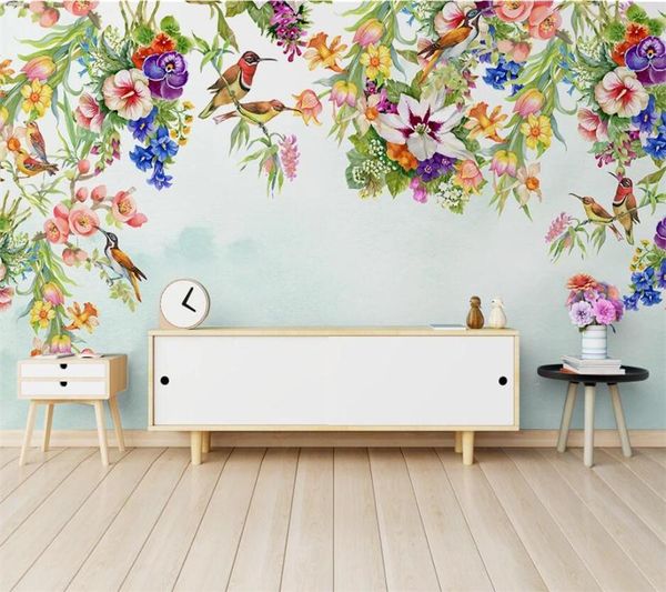 customized 3d po mural nordic hand-painted flowers birds and lilies background wall paper living room bedroom wallpaper wallpapers
customized 3d po mural nordic hand-painted flowers birds and lilies background wall paper living room bedroom wallpaper wallpapers
