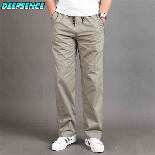 men casual cargo pants four seasons 95% cotton men trousers multi pockets loose straight jogging pants middle aged men m-6xl 210810, Black
men casual cargo pants four seasons 95% cotton men trousers multi pockets loose straight jogging pants middle aged men m-6xl 210810, Black