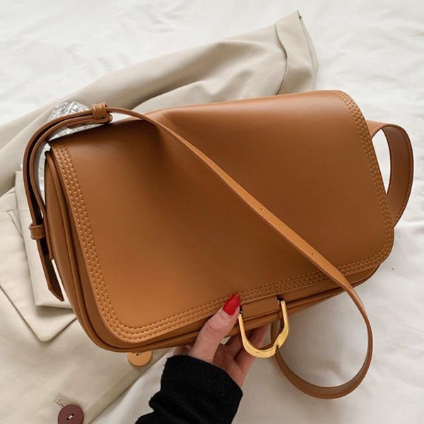 evening bags solid color pu leather totes shoulder crossbody for women 2021 women's designer flap handbag female travel messenger bag 
evening bags solid color pu leather totes shoulder crossbody for women 2021 women's designer flap handbag female travel messenger bag